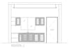 some kitchen 2d detail plan and elevation