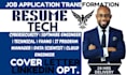 write tech, IT, software engineer, technical, faang, cybersecurity resume