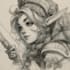 draw your fantasy, dnd, world of warcraft character
