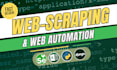 do web scraping, data mining and data extraction with python
