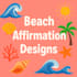create personalised beach themed affirmations for you PDF
