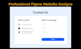 design responsive and modern website UI UX in figma