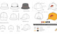 cap tech pack design hat mockup factory ready techpack drawing bucket cap design