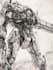 do custom digital 2d anime mecha art illustration