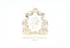 do custom monogram wedding logo and initials design