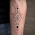 make a geometric tattoo design
