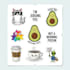 create cute kawaii custom sticker designs