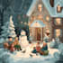 draw christmas illustrations and cards for you