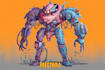 draw high quality robot, mecha concepts