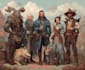do dnd group party dnd character art, dnd party