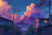 do anime bg, visual novel bg, 2d background for game