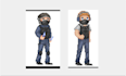 make 2d pixel animation, pixel art sprites