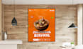 design restaurant menu, flyer, cafe flyer and poster