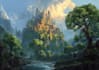 do fantasy concept landscape illustrations