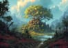 draw fantasy concept landscape illustrations