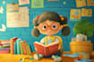 create an children book illustration