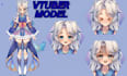 design and rig male, female live2d vtuber model, 2d vtuber model, anime vtuber