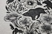 draw an animal and botanical illustration