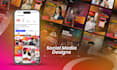 design professional social media posts for your brand