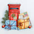 draw greeting, christmas, birthday card, postcard