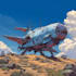 futuristic spacecraft with advanced tech