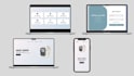 build a responsive HTML CSS js landing page