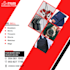do modern minimalist professional flyer design