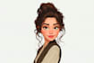do disney style cartoon portrait