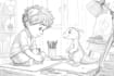draw coloring book pages for children