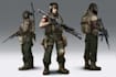 draw 2d game art military character design