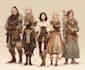 make dnd party character sketch drawing