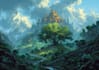 design a conceptual fantasy landscape