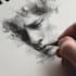 draw abstract portrait art