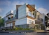 create a photorealistic 3d front elevation rendering