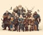 create a custom dnd party character illustrations