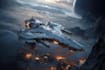 create a custom spaceship sci fi steampunk nft