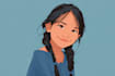 do cute disney cartoon portrait
