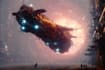 draw a sci fi and spaceship design