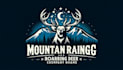 design mountain range roaring deer logo with new concepts
