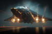 create a sci fi spaceship design
