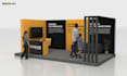 design trade show booth graphics, and backdrop