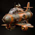 draw custom spaceship sci fi steampunk nft