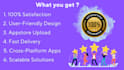 do android and IOS, mobile app development, flutter app creation