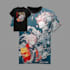 create a comic, manga anime t shirt, clothes design