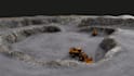 do 3d quarry design, excavation site, mining facility, 3d terrain layout