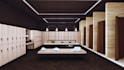 design 3d locker room, gym locker, school locker, dressing room