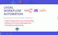 automate legal workflows case tracking law firms make com zapier n8n workflow