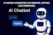do ai chatbot integration for websites, support, lead generation, faq bots