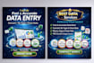 do efficient data entry, copy paste, PDF to excel