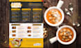 create a stunning, professional restaurant menu design